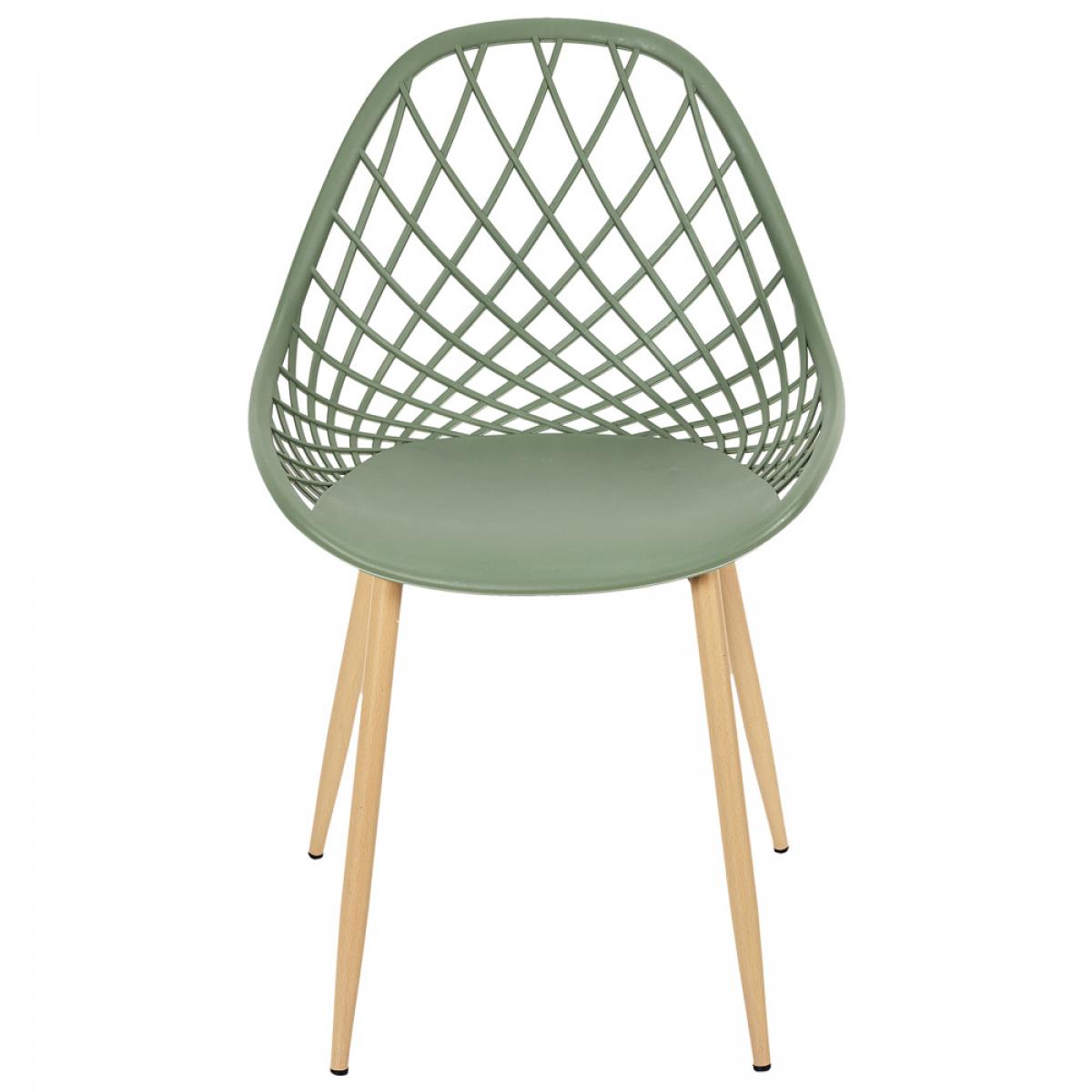 Set 4 sillas exterior verdes málaga