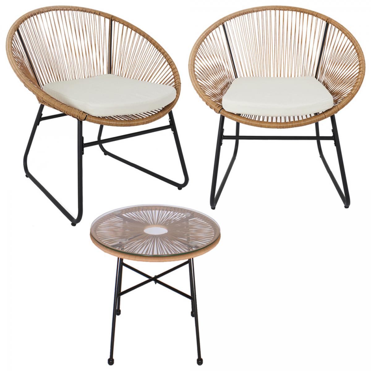 Set jardín 2 sillas cmesa