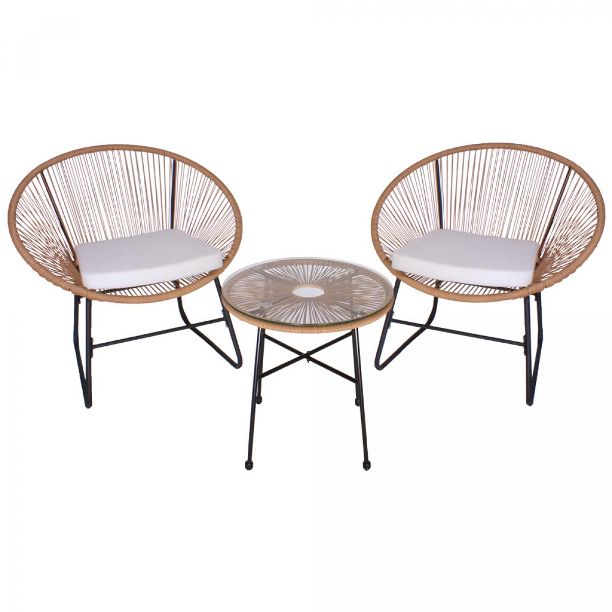 Set jardín 2 sillas cmesa