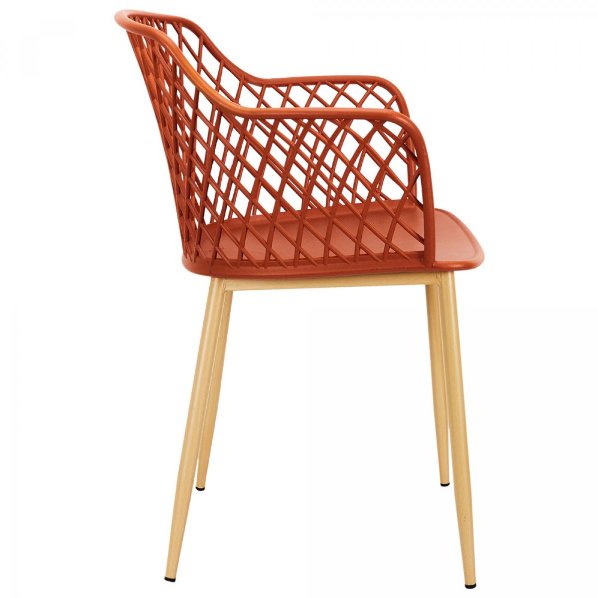 Set 4 butacas exterior terracota mála