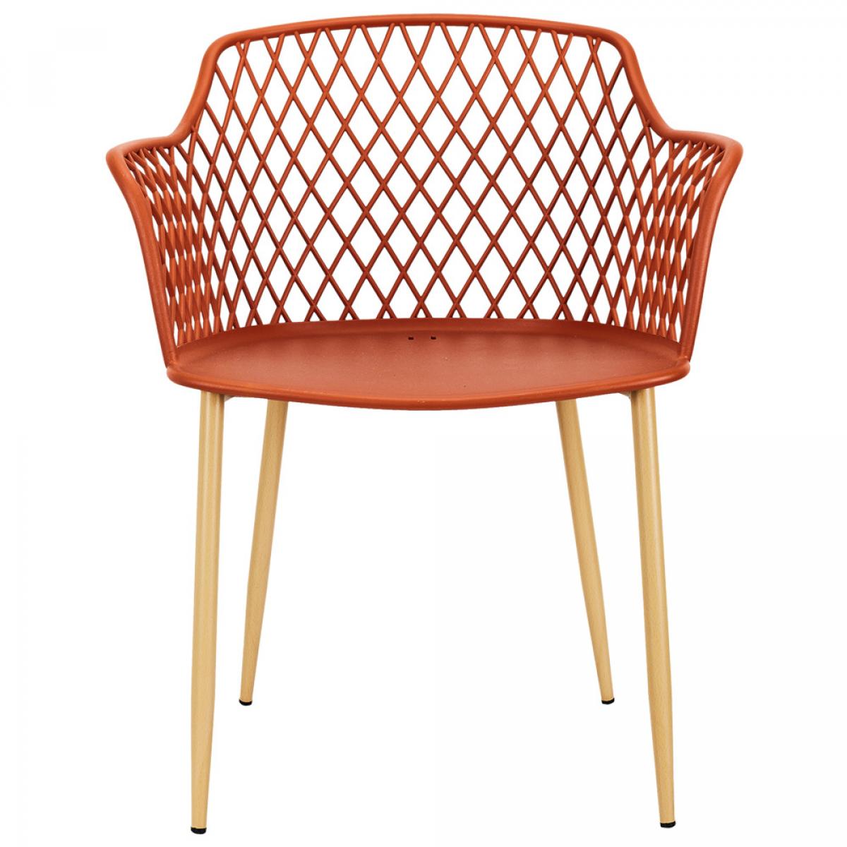 Set 4 butacas exterior terracota mála