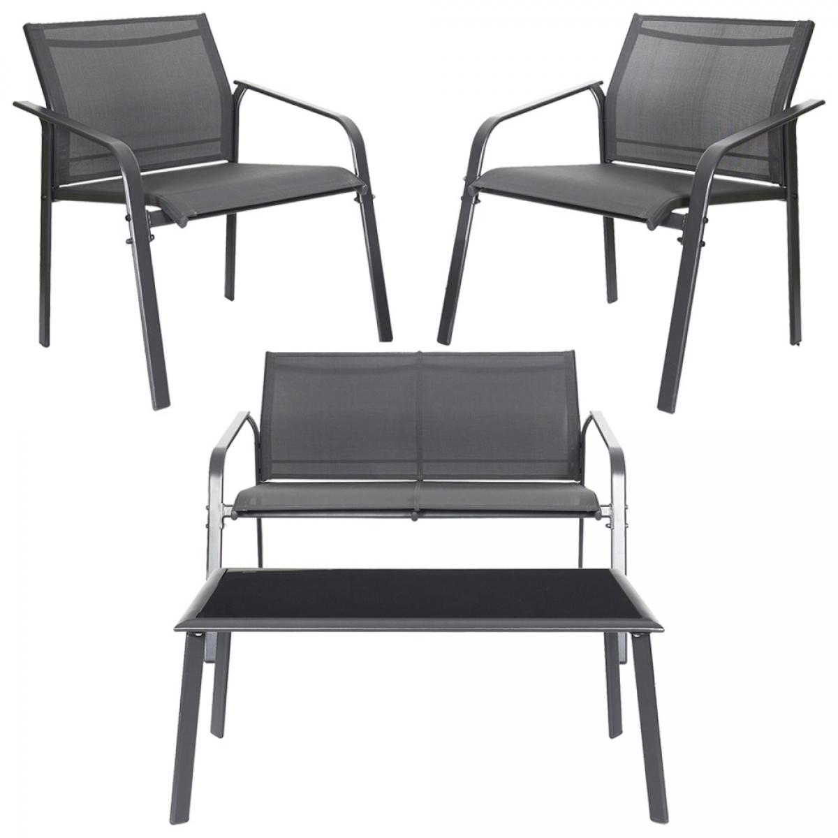 Muebles jardín 4 piezas naxos