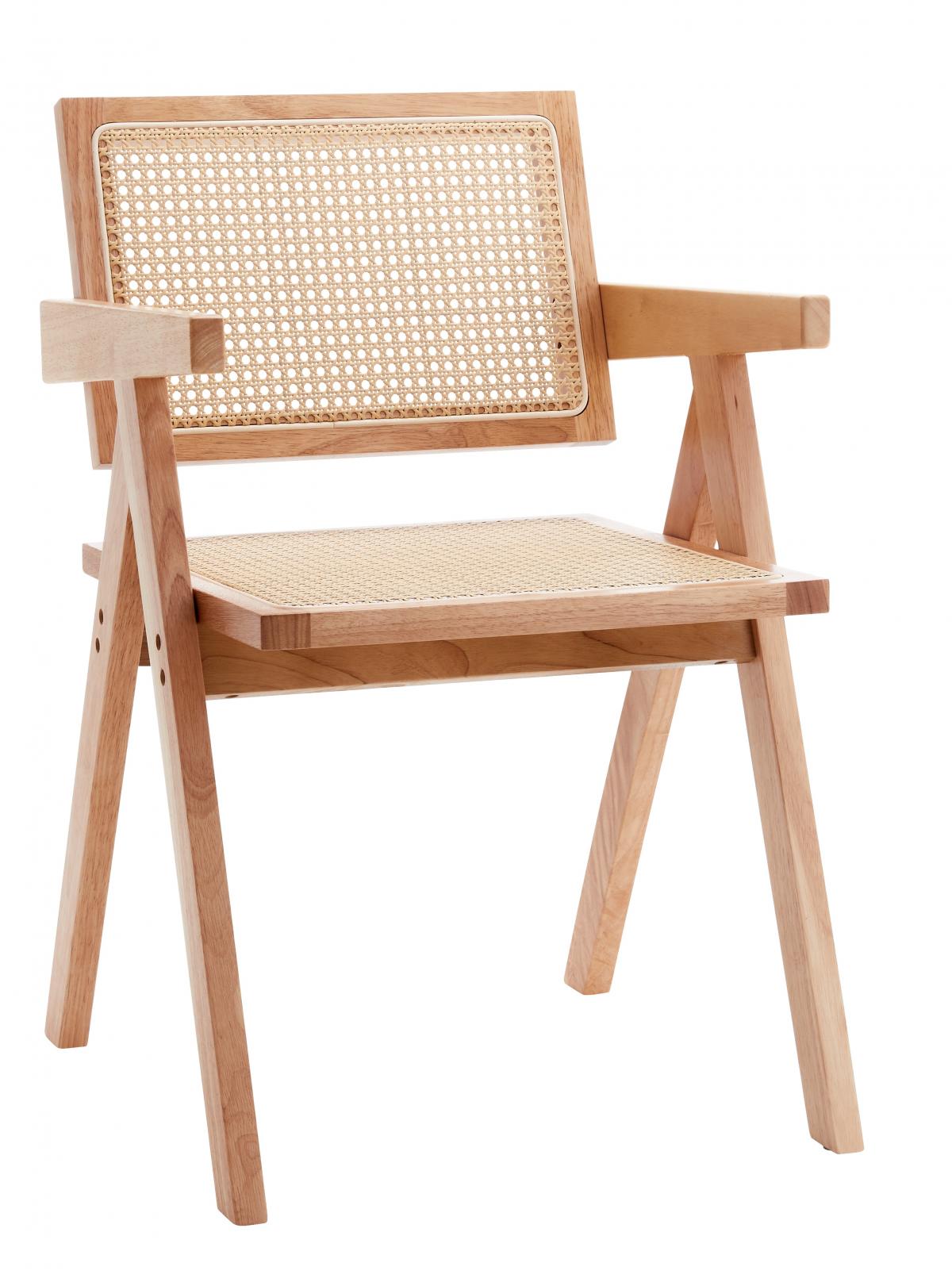 SILLA TORONTO 2858 RATAN MADERA NATURAL (2 UN)
