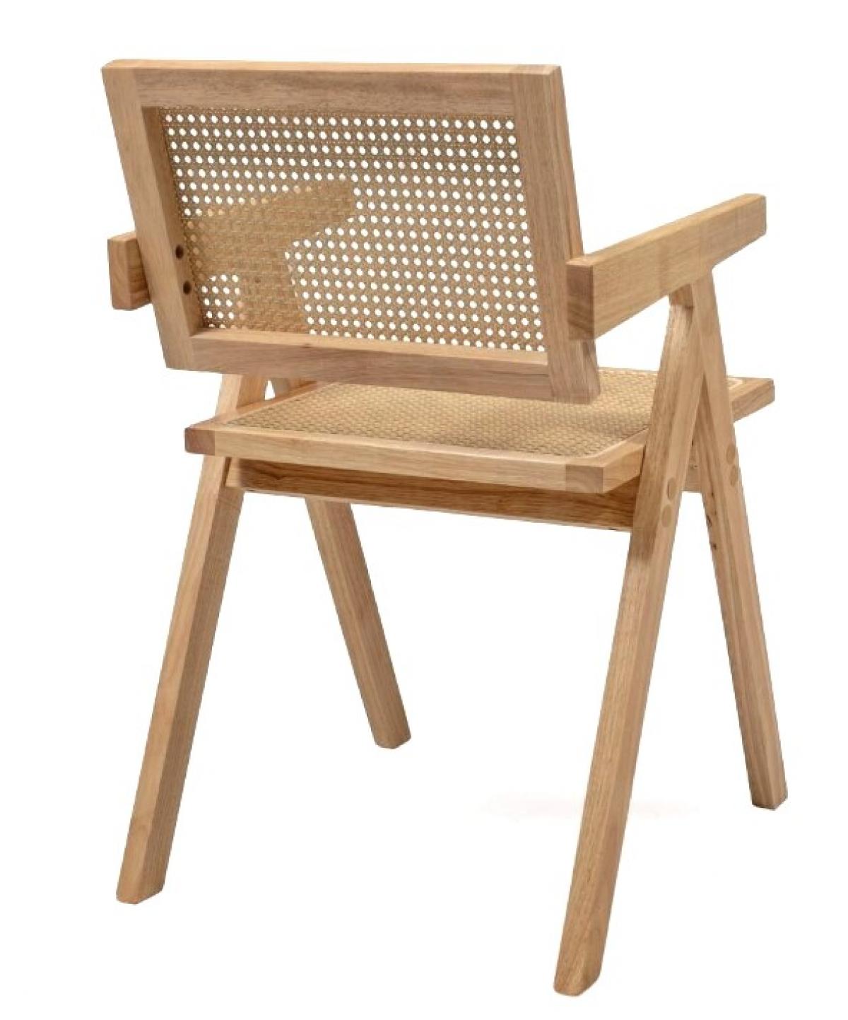 SILLA TORONTO 2858 RATAN MADERA NATURAL (2 UN)