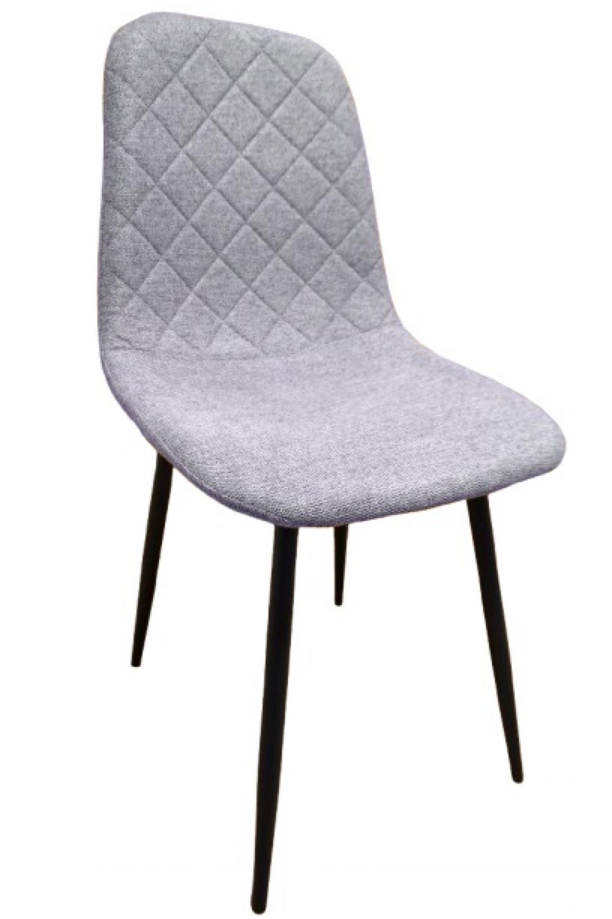 SUIZA SILLA 14-GRIS CLARO PATA NEGRA (4UN)