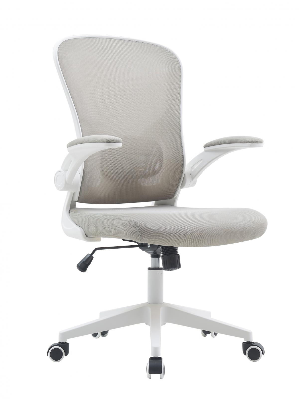 CUCA SILLA DE OFICINA PP BLANCO MALLA GRIS