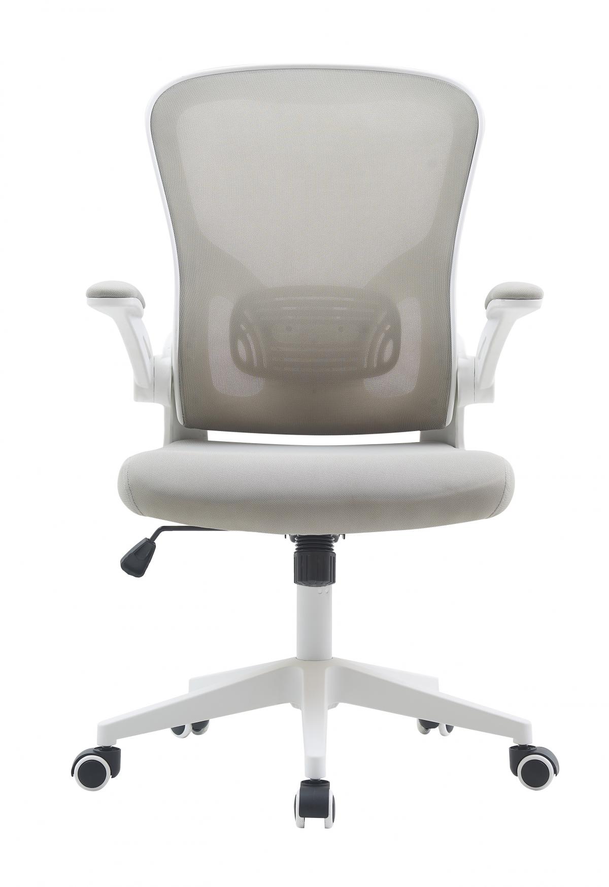 CUCA SILLA DE OFICINA PP BLANCO MALLA GRIS