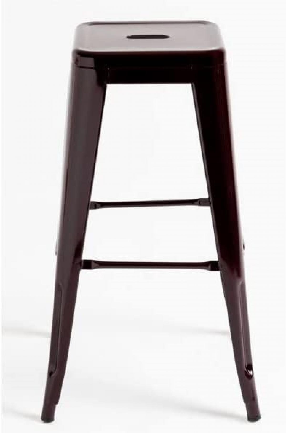 TOLIX TABURETE COLOR NEGRO 4 UNIDADES