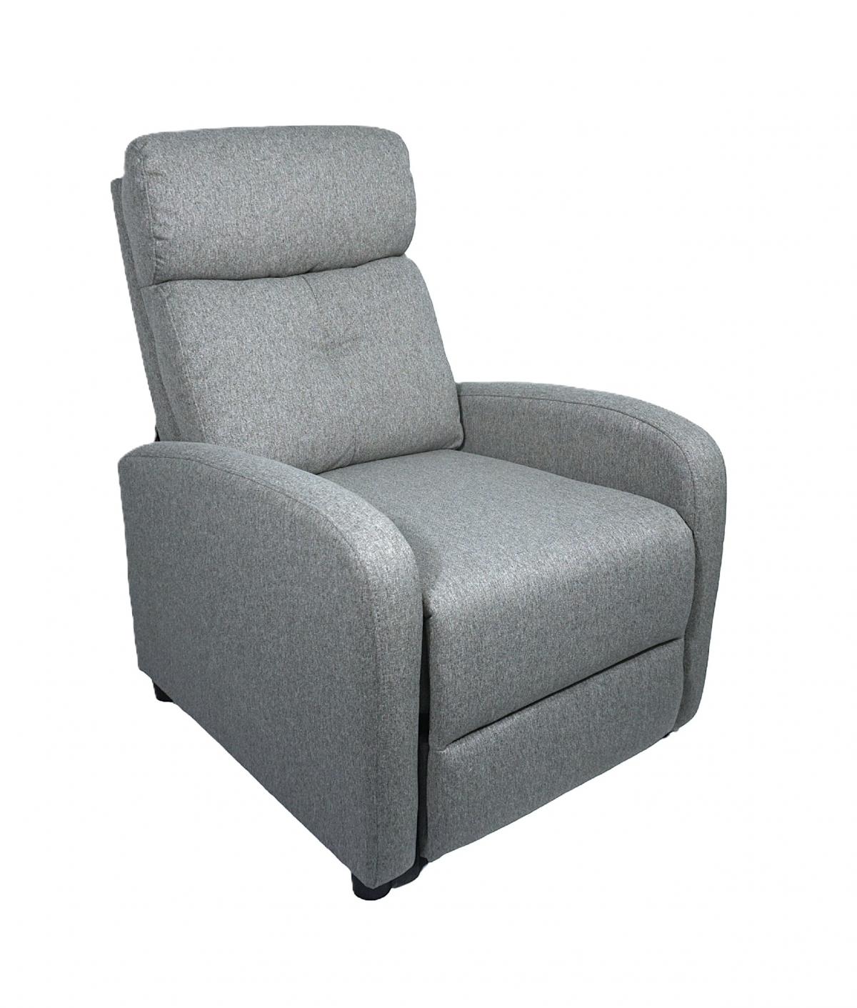 BUTACA 6125/LEIRIA EMPUJE GRIS TEJIDO