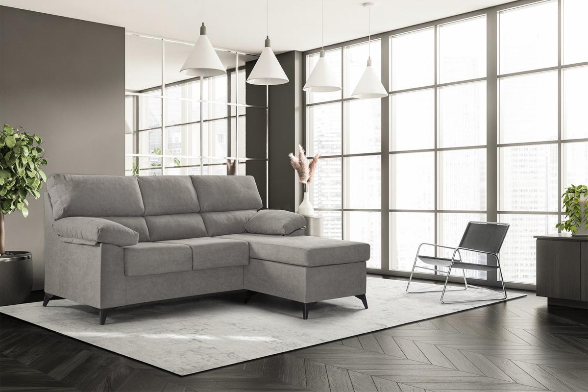 CHAISE LONGUE BURDEOS 240 (OXFORD) BEIGE TOSTADO NIDO 7