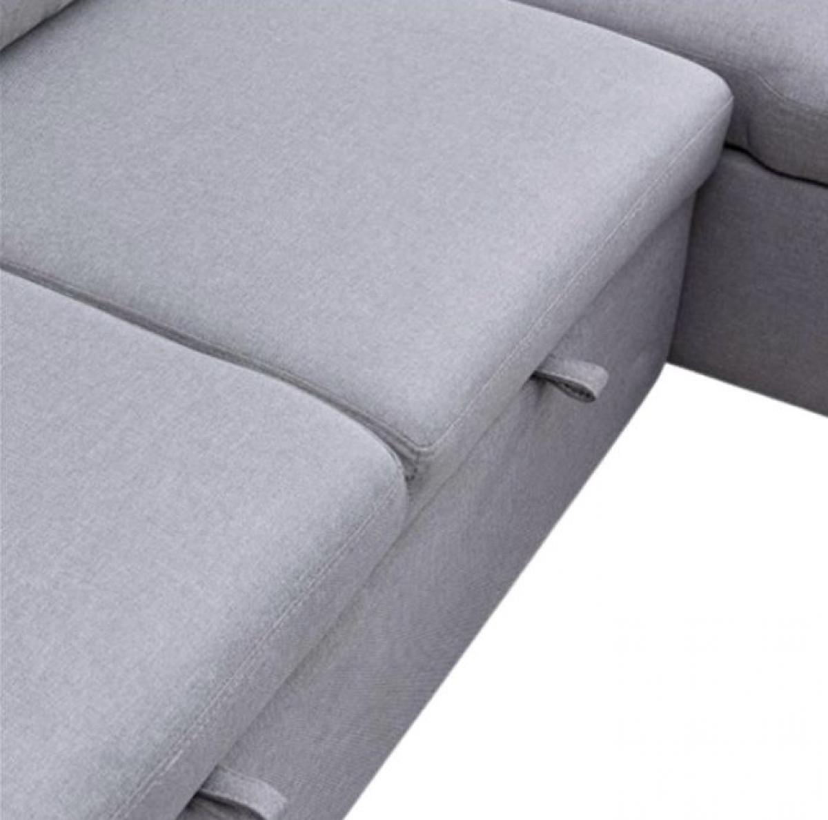 CHAISE LONGUE HD-6081 CLONY II GRIS CLARO