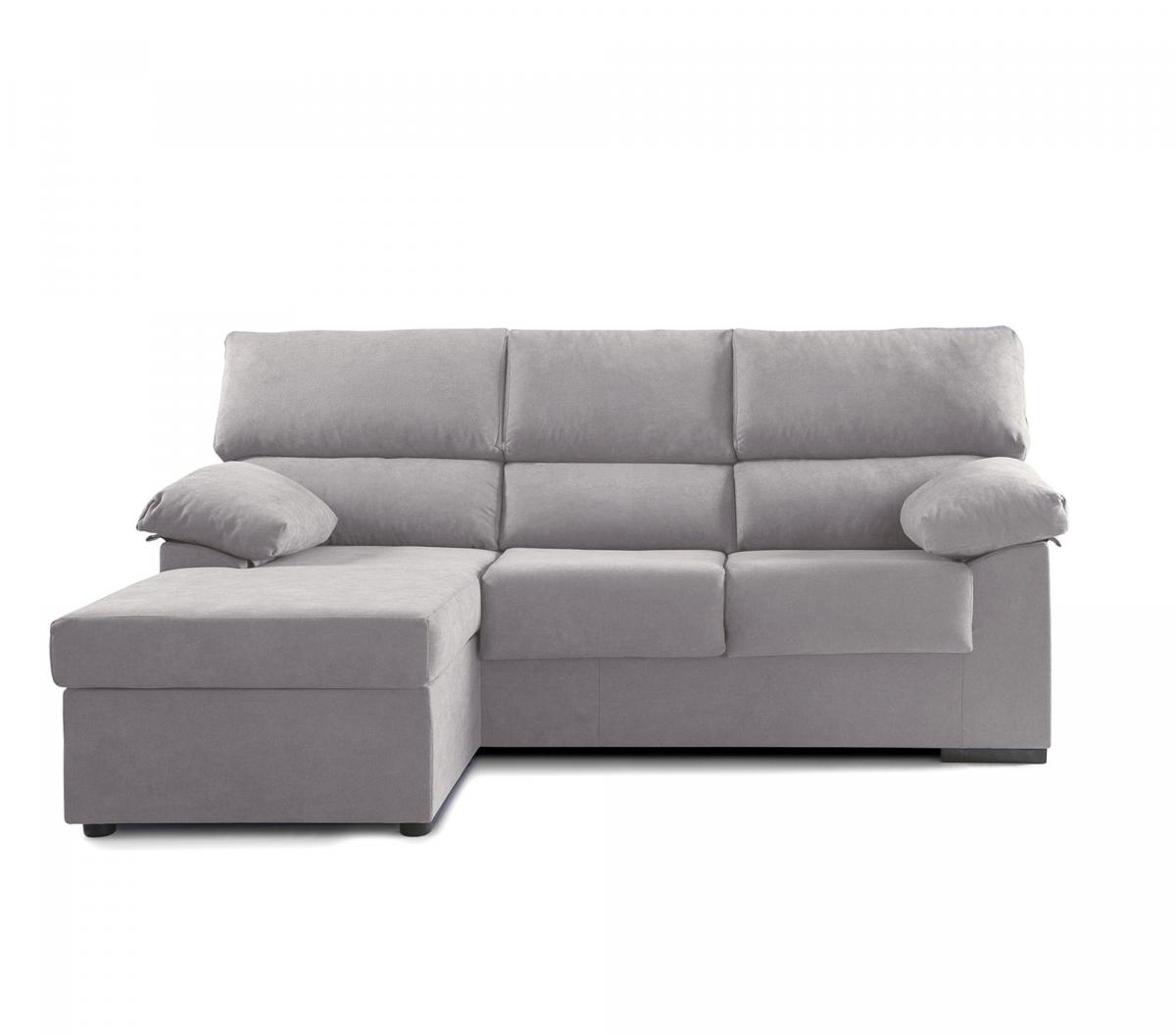 CHAISE LONGUE PARIS 200 (OXFORD) NIDO 2 GRIS CLARO