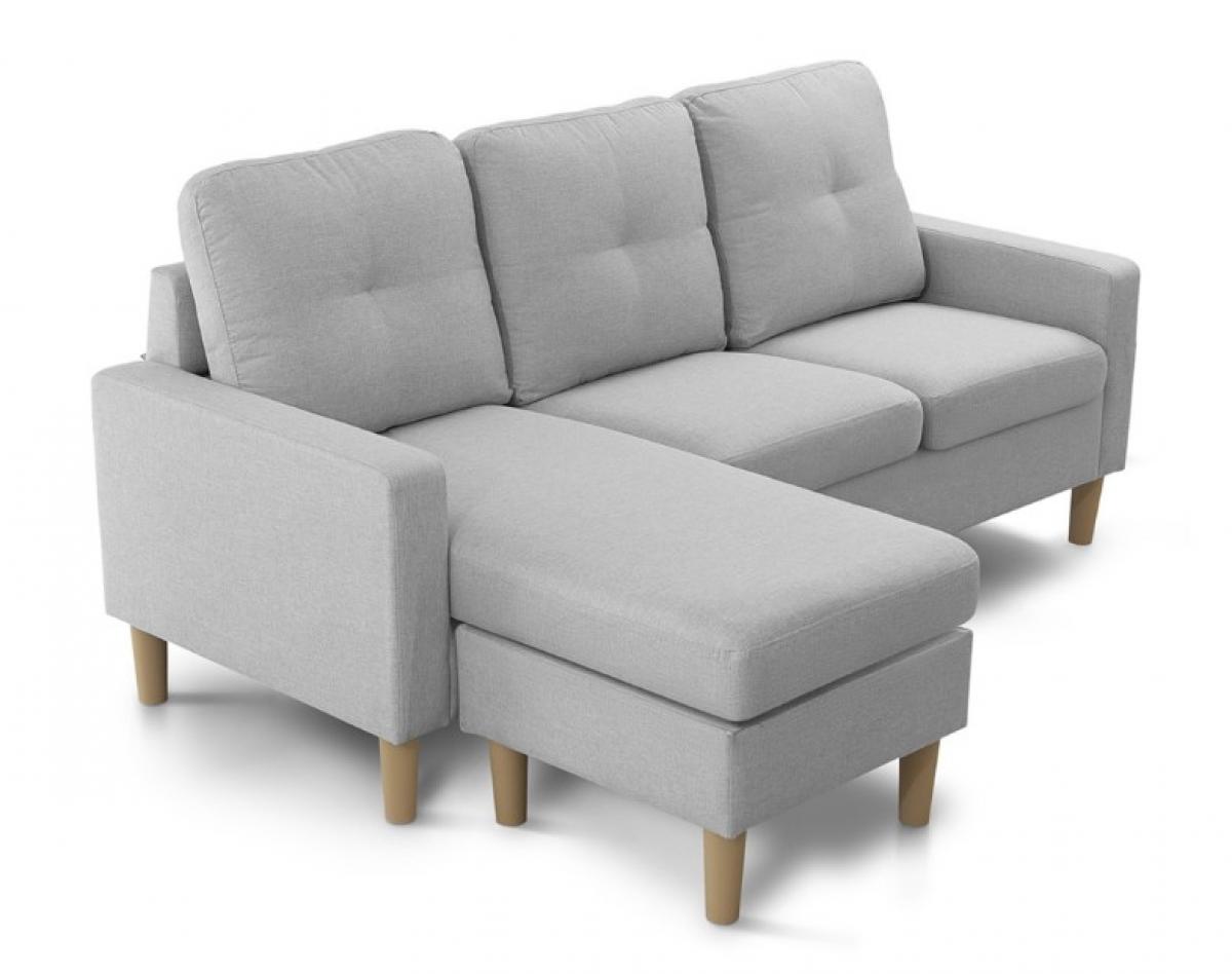 CLOE CHAISELONGUE REVERSIBLE COLOR GRIS