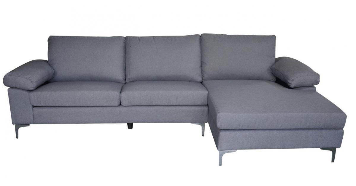MAX CHAISELONGUE TELA A8 GRIS V/F DERECHA