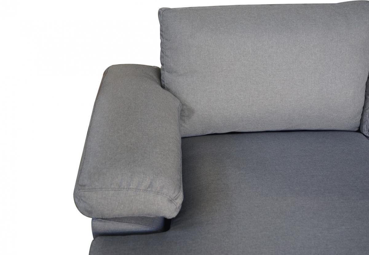 MAX CHAISELONGUE TELA A8 GRIS V/F DERECHA