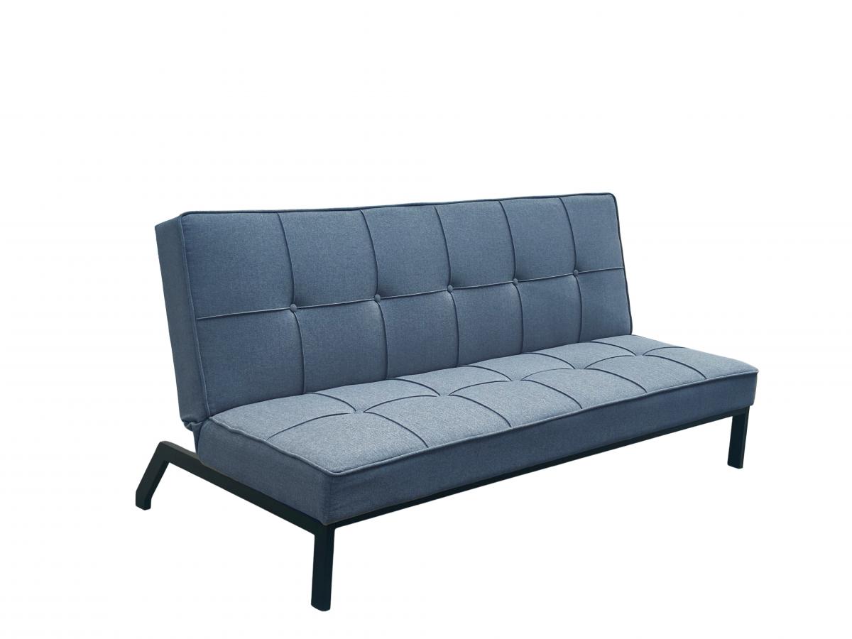 LOIS SOFA CAMA TELA KKM336-9 AZUL PETROLEO