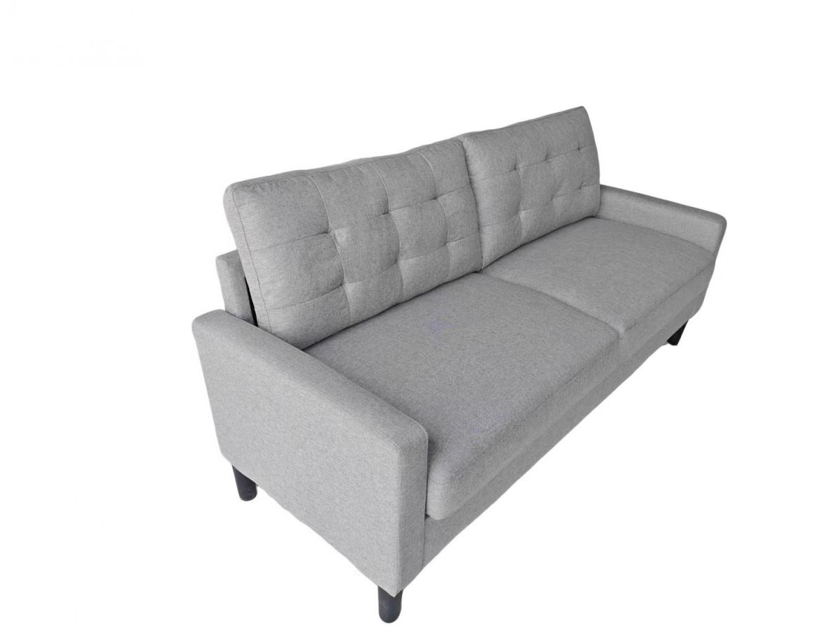 DUBLIN SOFA 3 PLAZAS COLOR GRIS CLARO