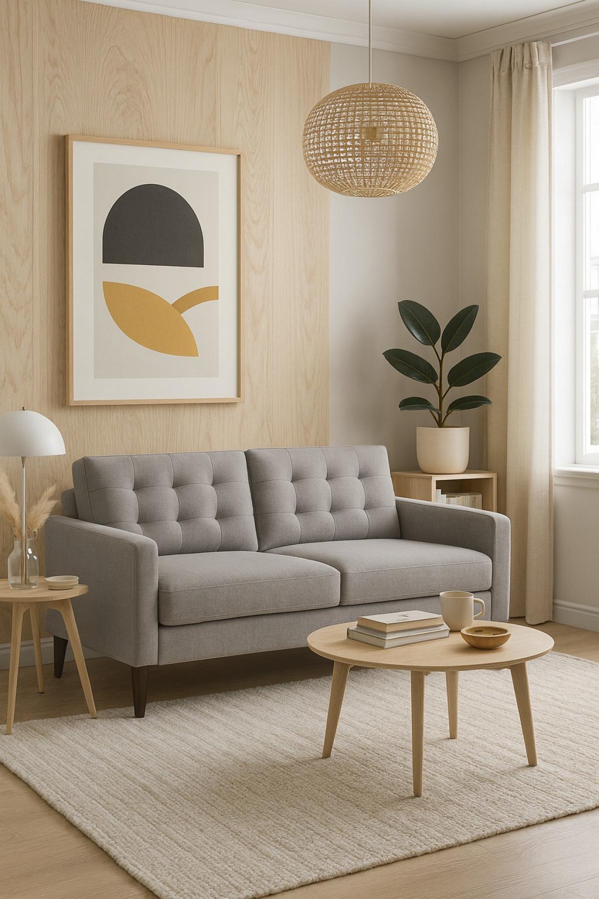 DUBLIN SOFA 3 PLAZAS COLOR GRIS CLARO