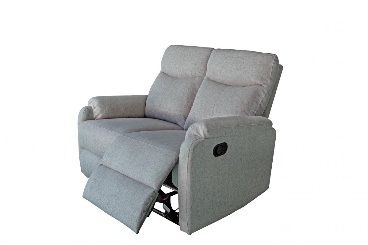 MAR SOFA 2 PLAZAS RECLINABLE COLOR GRIS