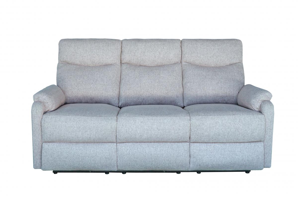 MAR SOFA 3 PLAZAS RECLINABLE COLOR GRIS