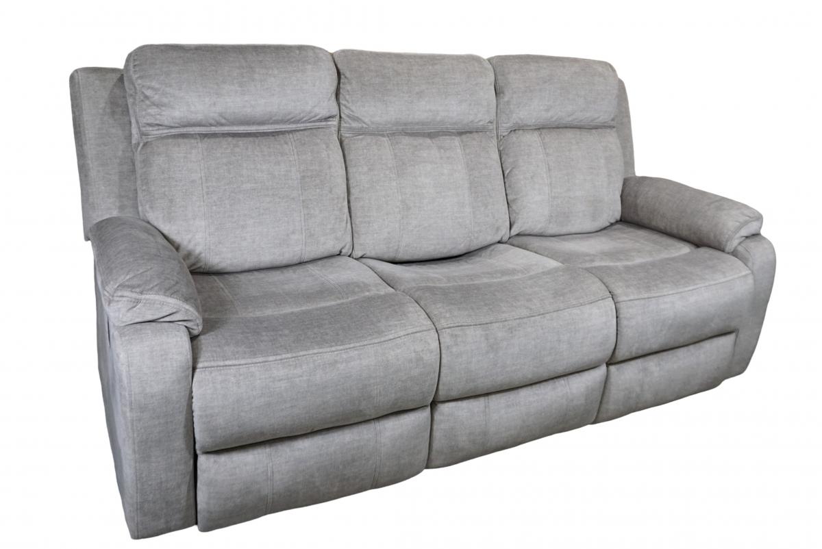 RIO SOFA 3 PLAZAS TELA FLO8-20 COLOR GRIS