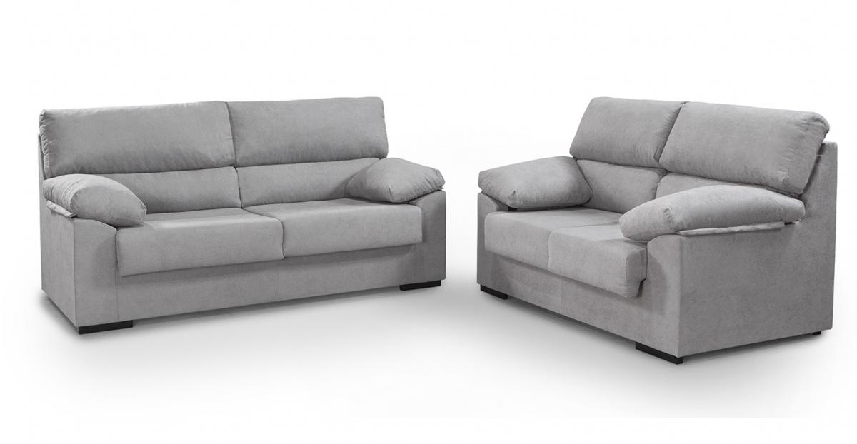 SOFA 2 PLAZAS PARIS  NIDO 2 GRIS CLARO