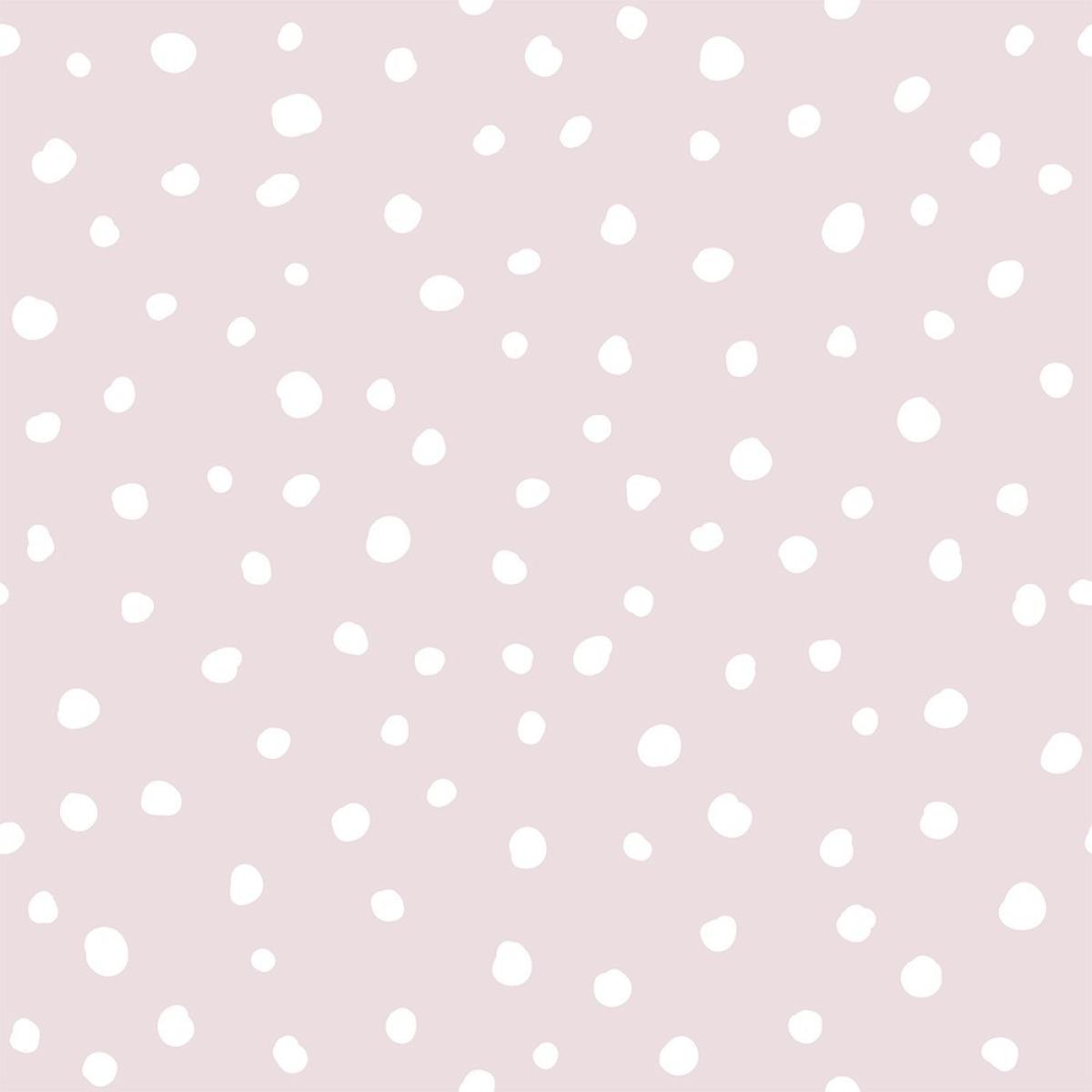 Rollo de dos paneles autoadhesivos canvas IRREGULAR DOTS