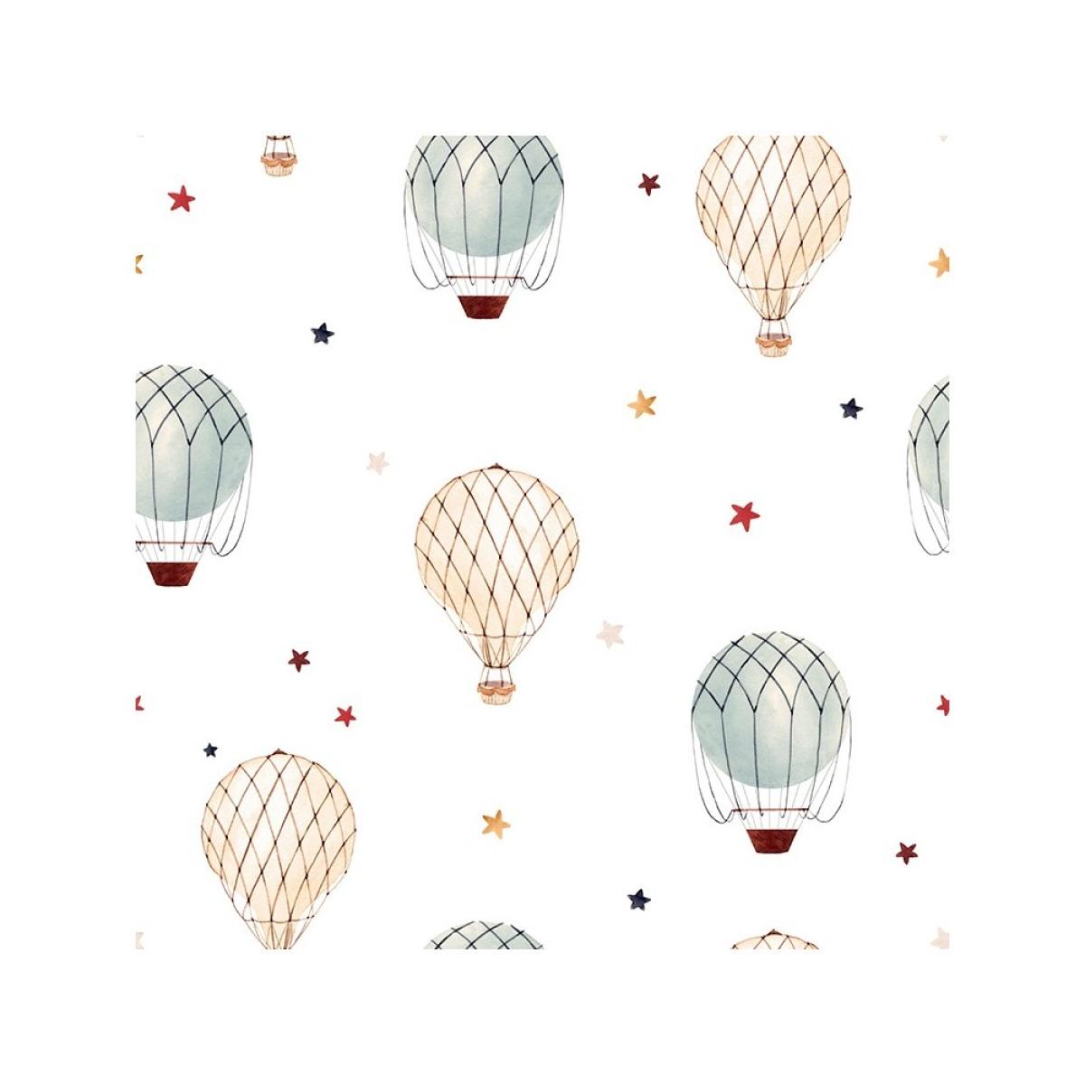 Rollo de papel pintado infantil de dos paneles autoadhesivos canvas BALLOONS