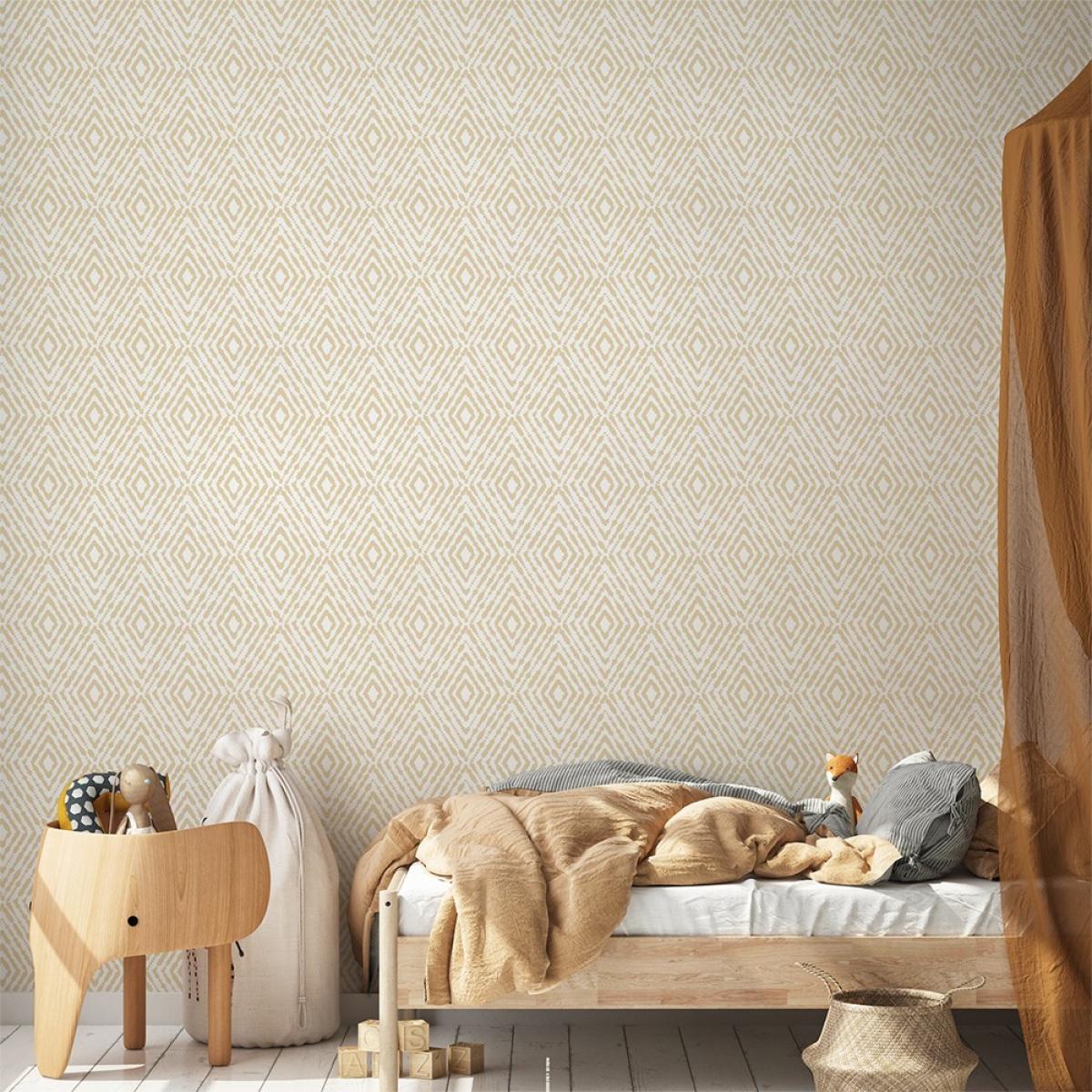 Rollo de dos paneles autoadhesivos canvas MUSTARD