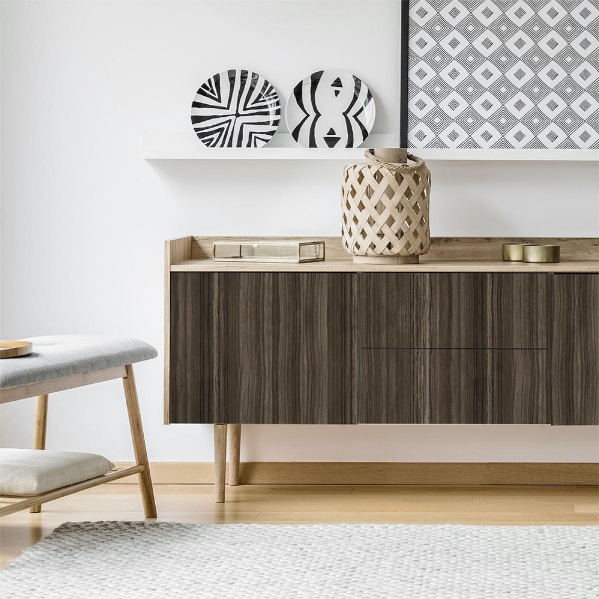 Vinilo autoadhesivo Low Cost mate  MADERA ROSEWOOD DARK
