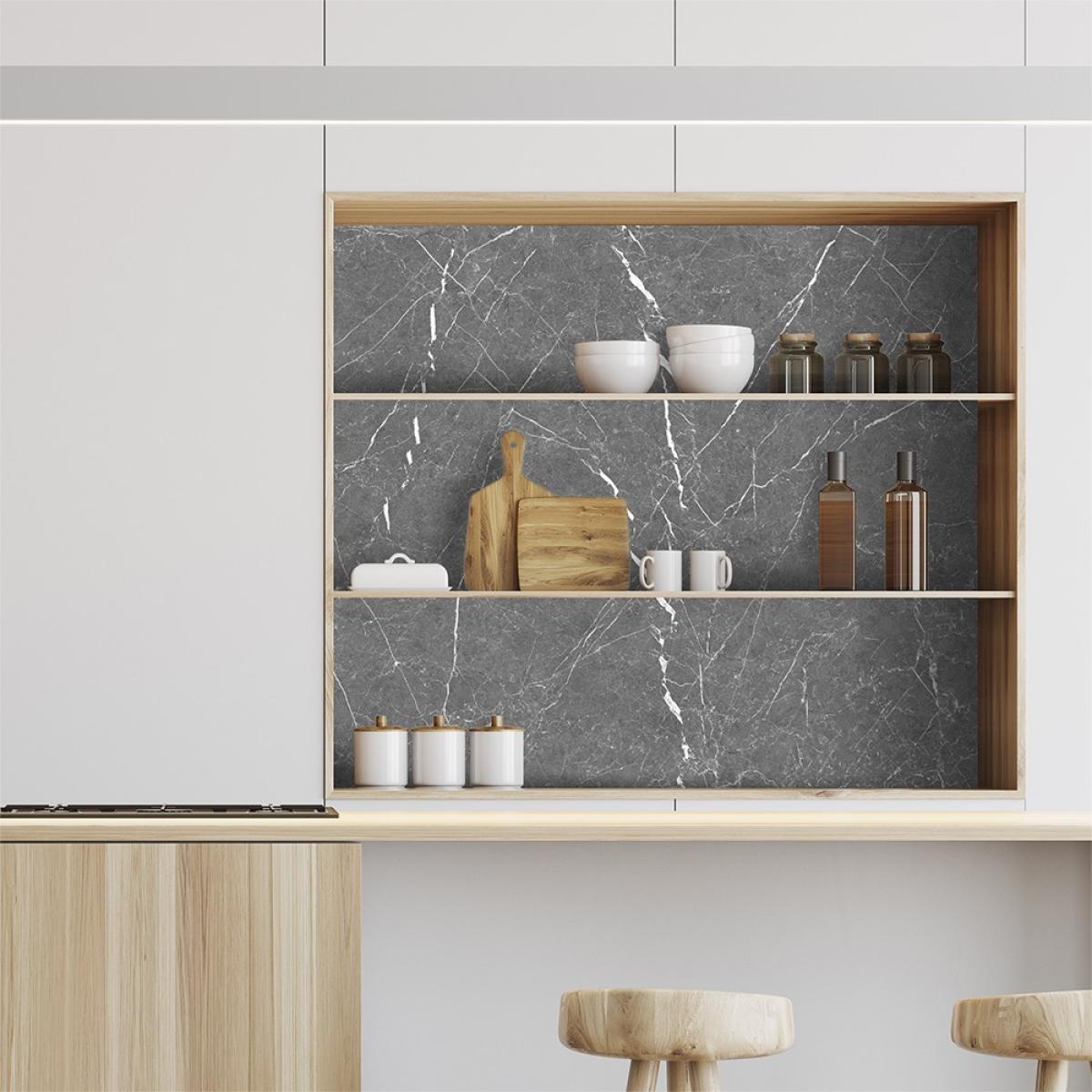 Vinilo autoadhesivo Low Cost mate  PIETRA GREY ASH
