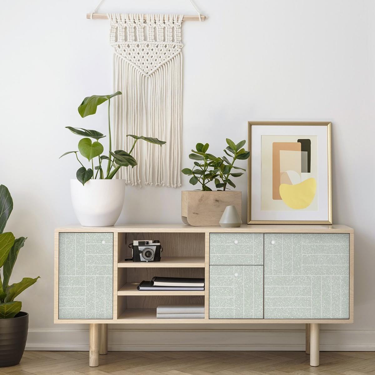 Vinilo autoadhesivo Low Cost mate  TERRAZO CLAUDE VERT