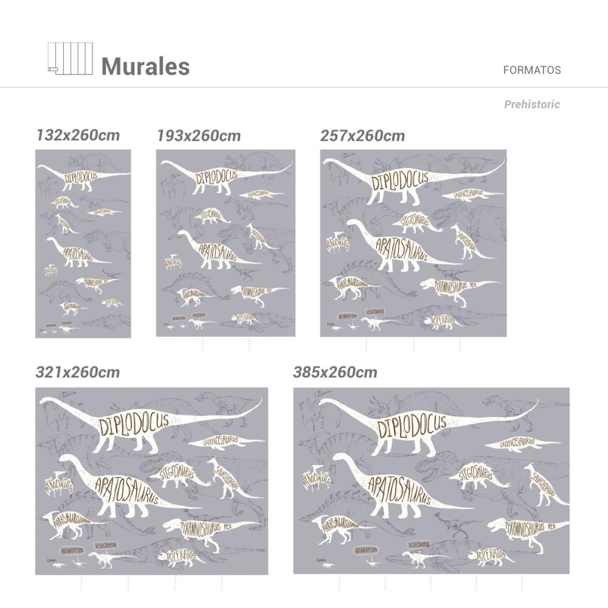 Mural autoadhesivo canvas PREHISTORIC