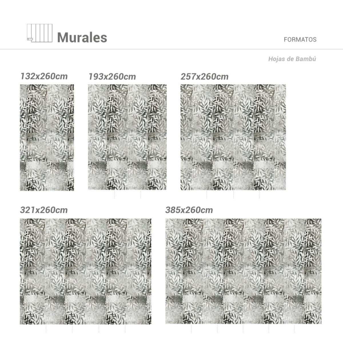 Mural autoadhesivo texart HOJAS DE