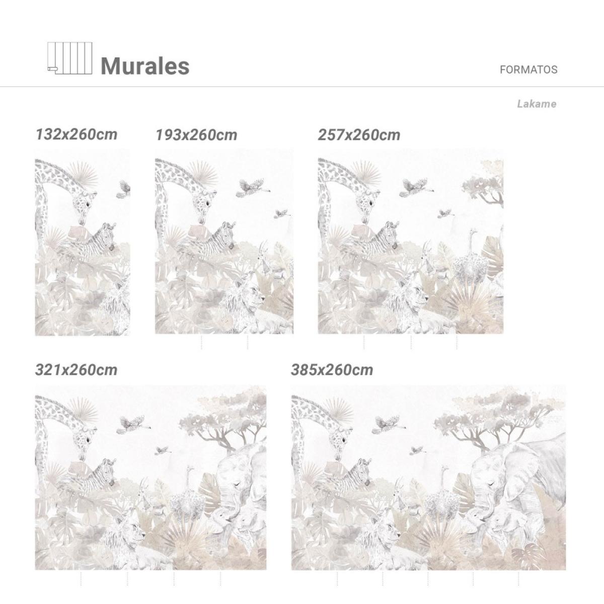 Mural autoadhesivo texart LAKAME