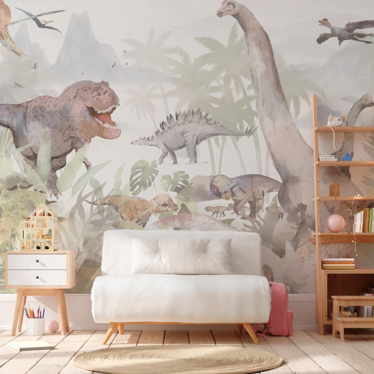 Mural autoadhesivo texart MUNDO DINO
