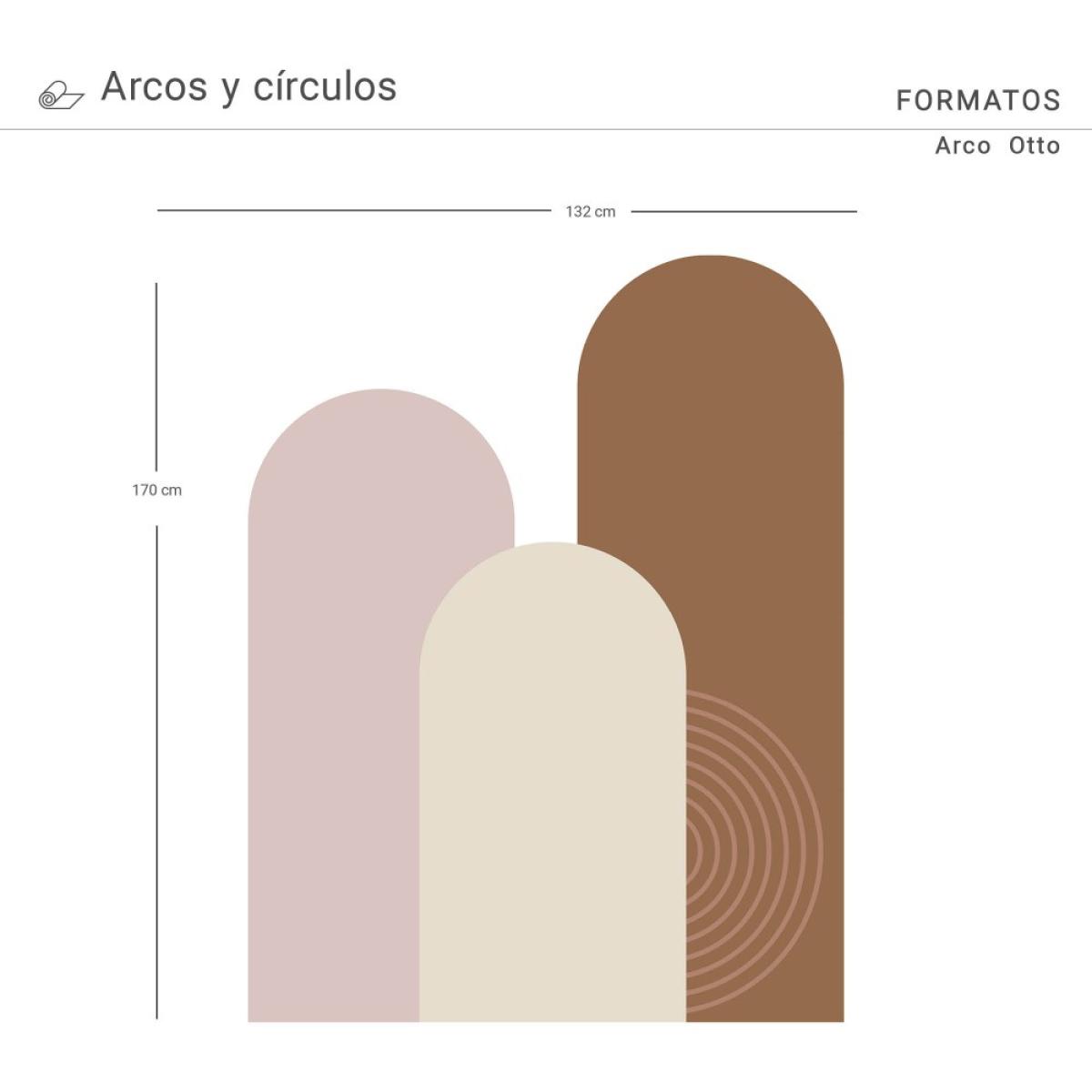 Arco pintado vinílico autoadhesivo OTTO