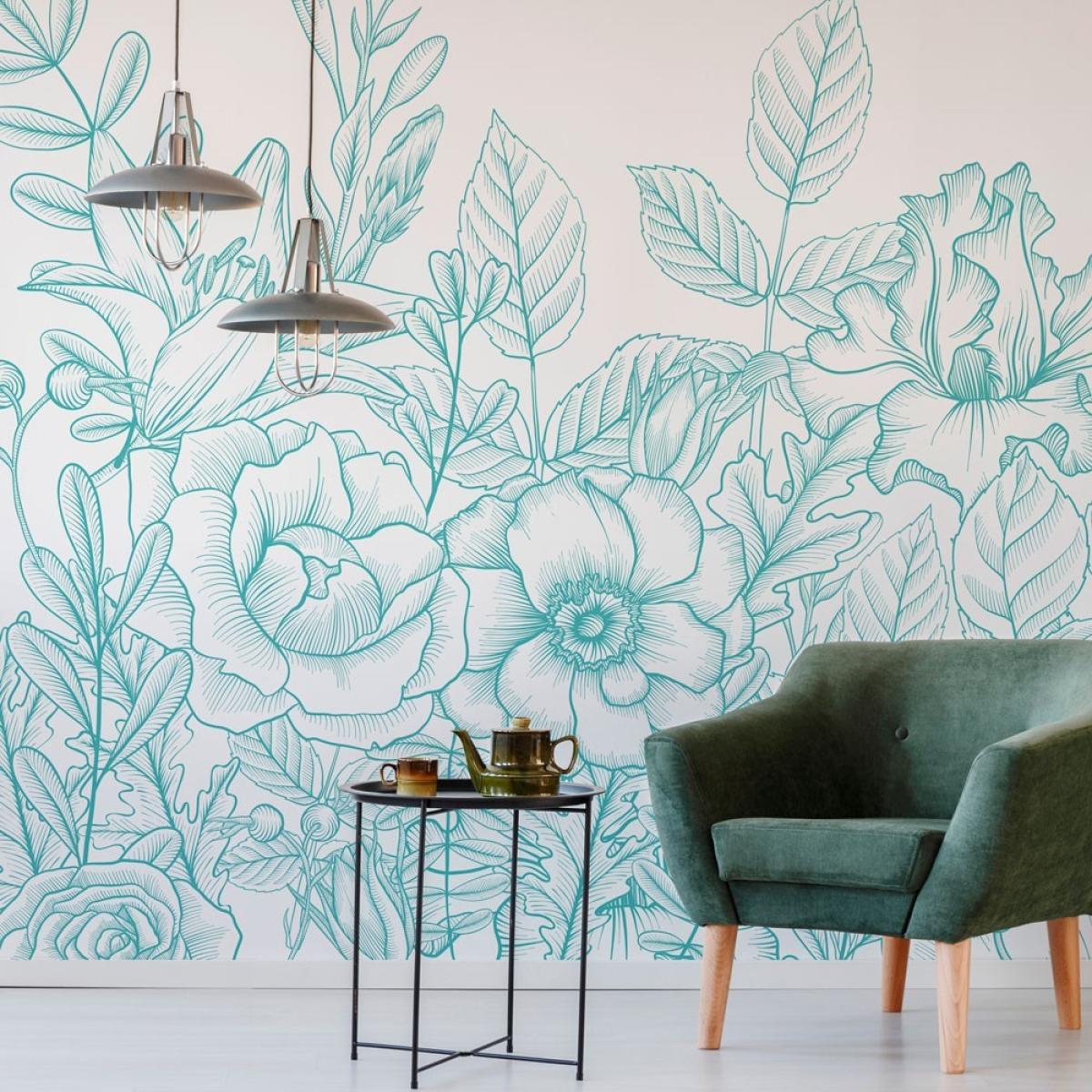 Mural autoadhesivo texart SECRET GARDEN