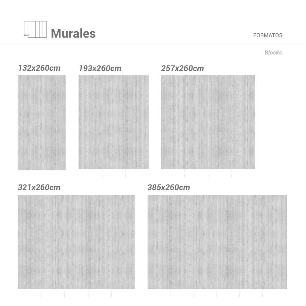 Mural autoadhesivo canvas BLOCKS