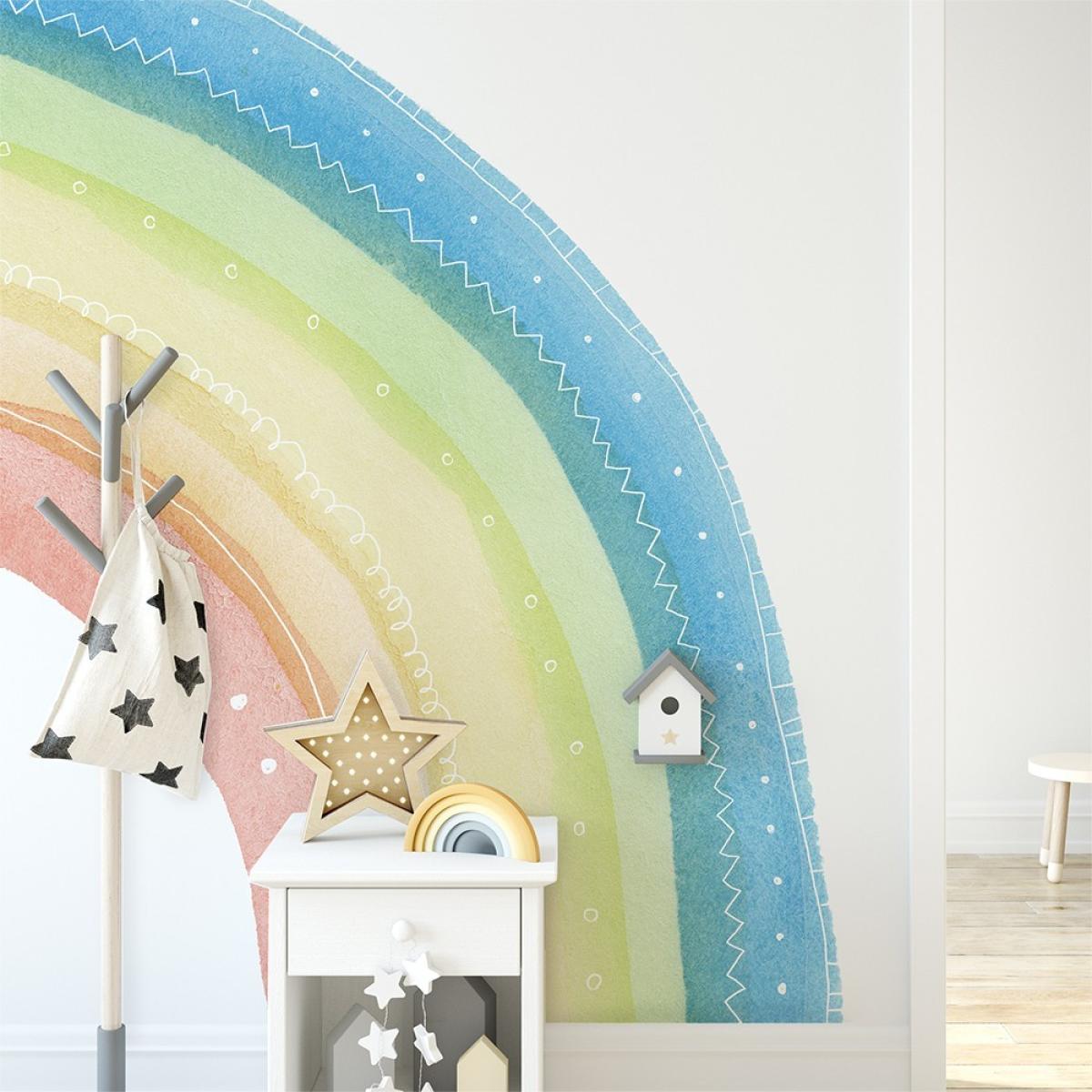 Mural autoadhesivo canvas RAINBOW