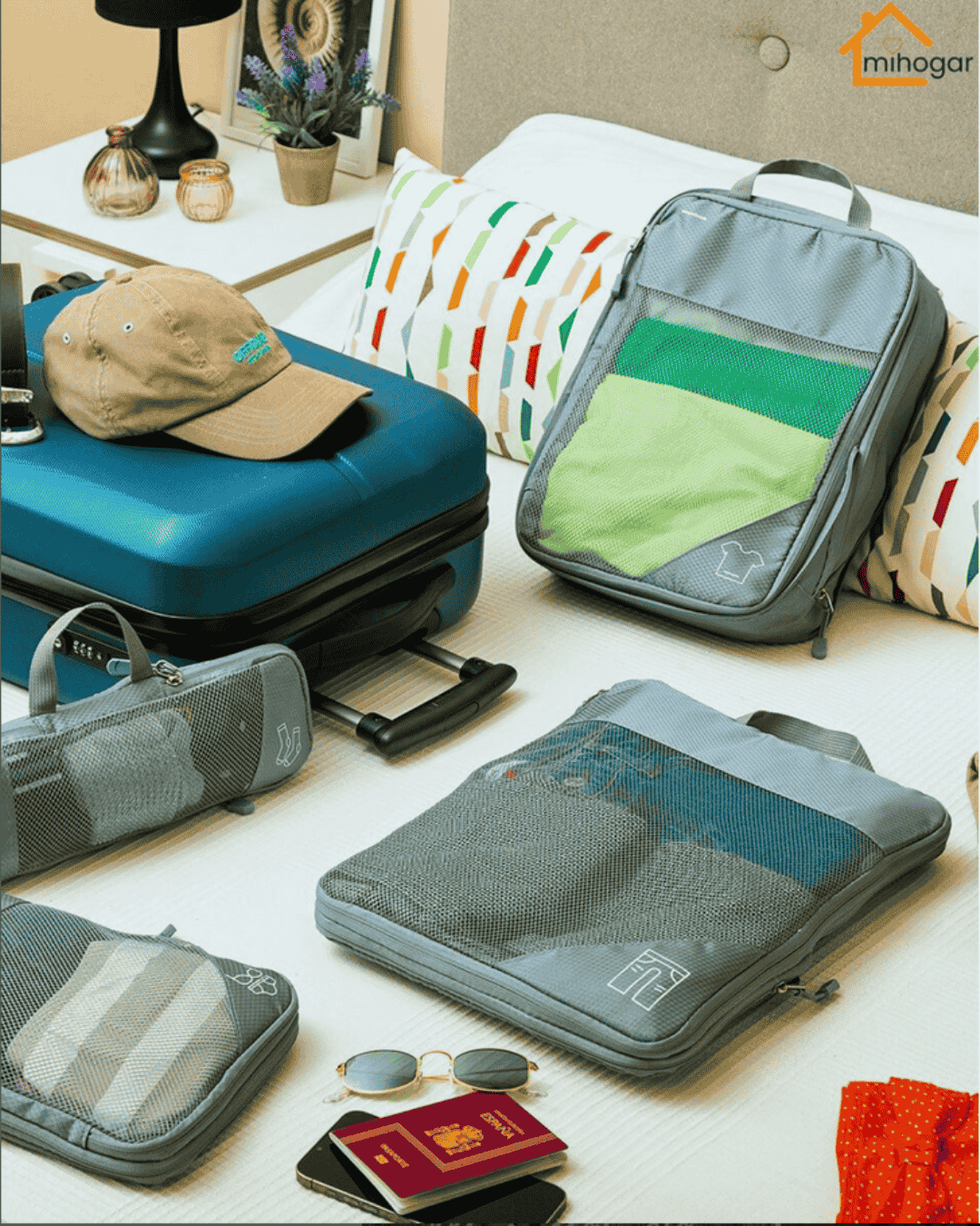 bolsas organizadoras comprimibles