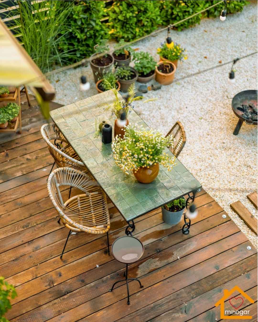 decoracion jardin clasico