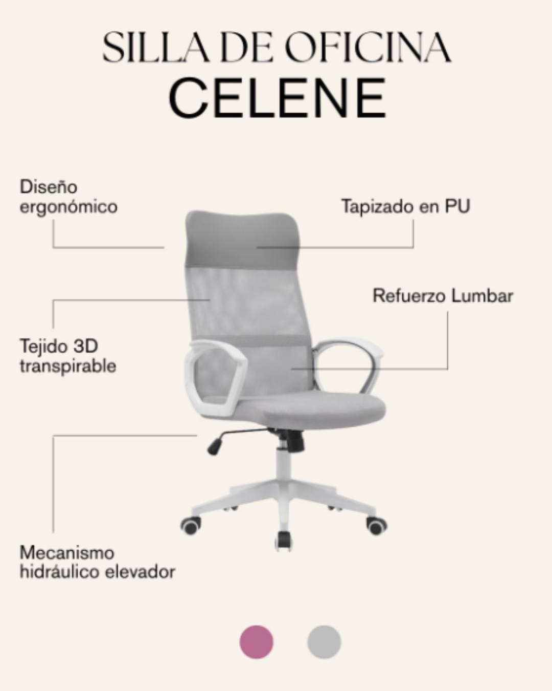 Silla de oficina CELENE