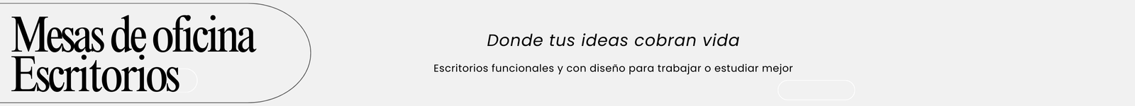 mesas de oficina y escritorios