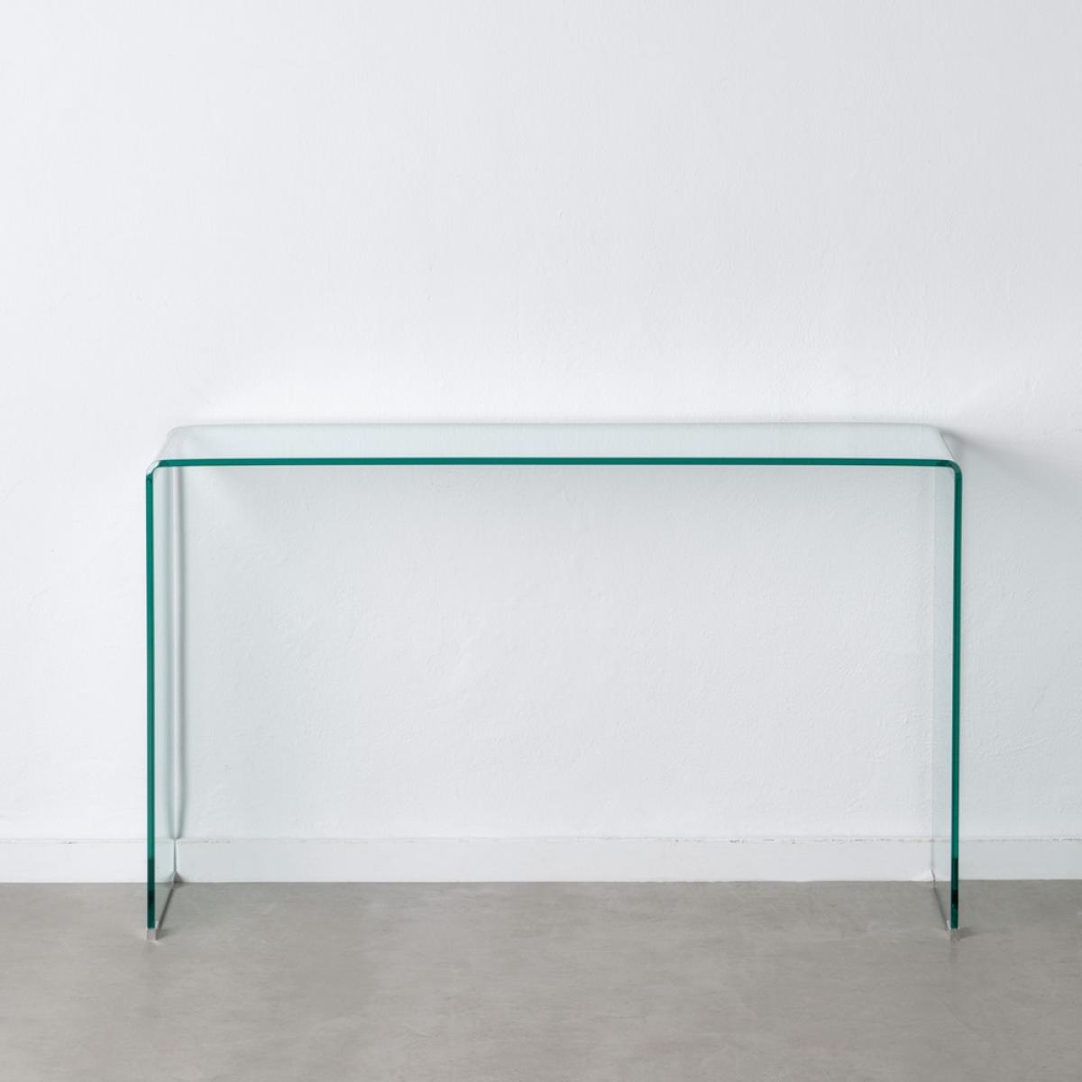Consola transparente cristal 12mm 125 x 40 x 76 cm