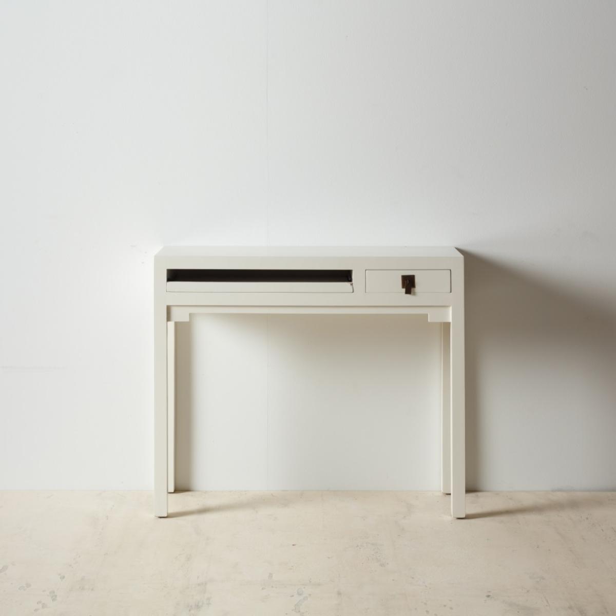 Escritorio blanco dm-madera oriental 95 x 30 x 80 cm