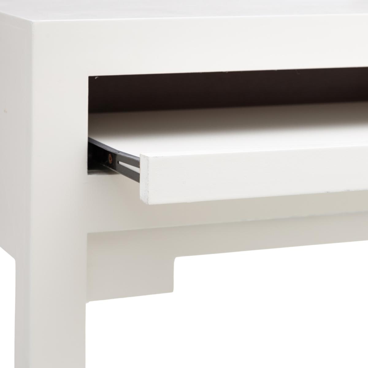 Escritorio blanco dm-madera oriental 95 x 30 x 80 cm