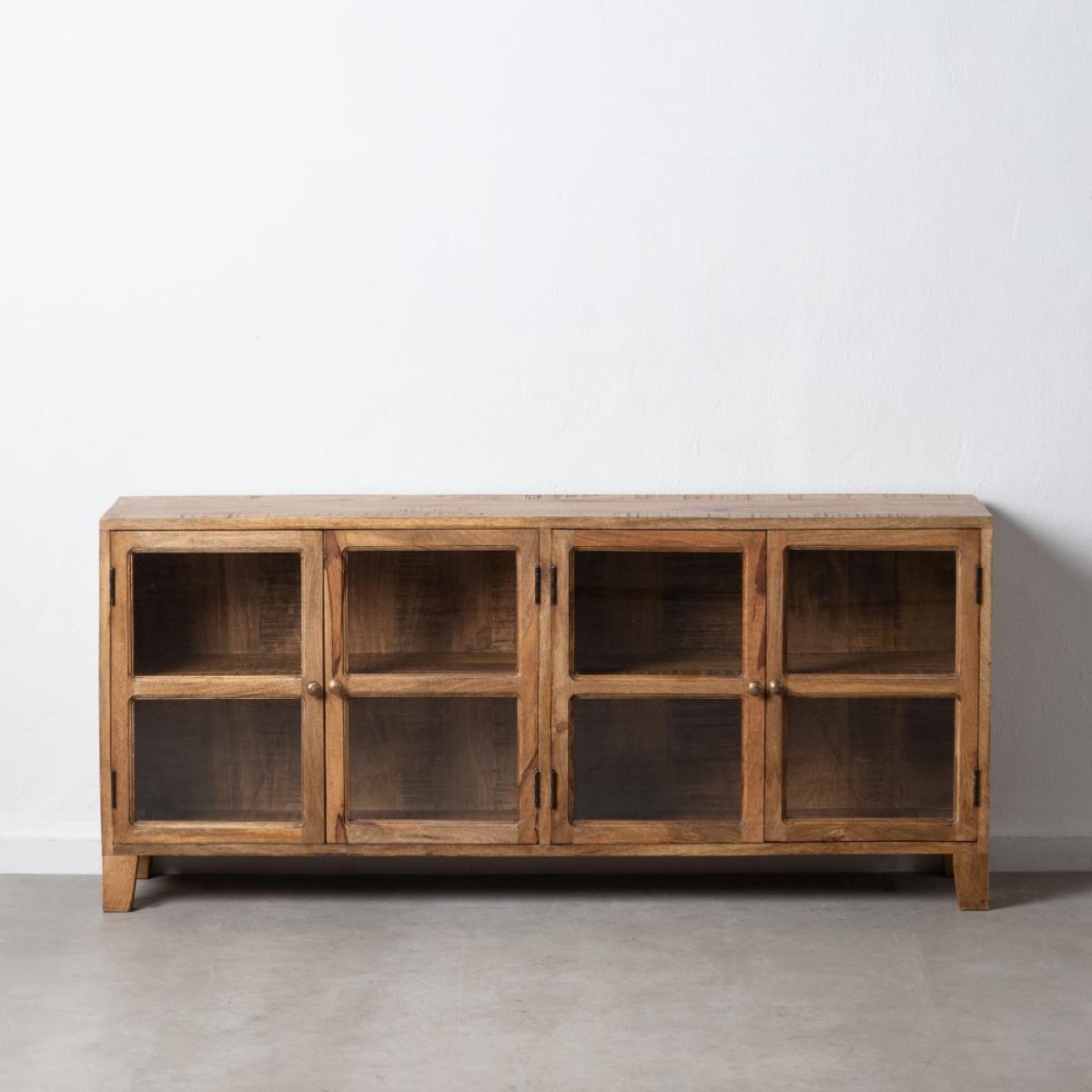 Aparador natural madera de mango salón 160 x 35 x 71 cm
