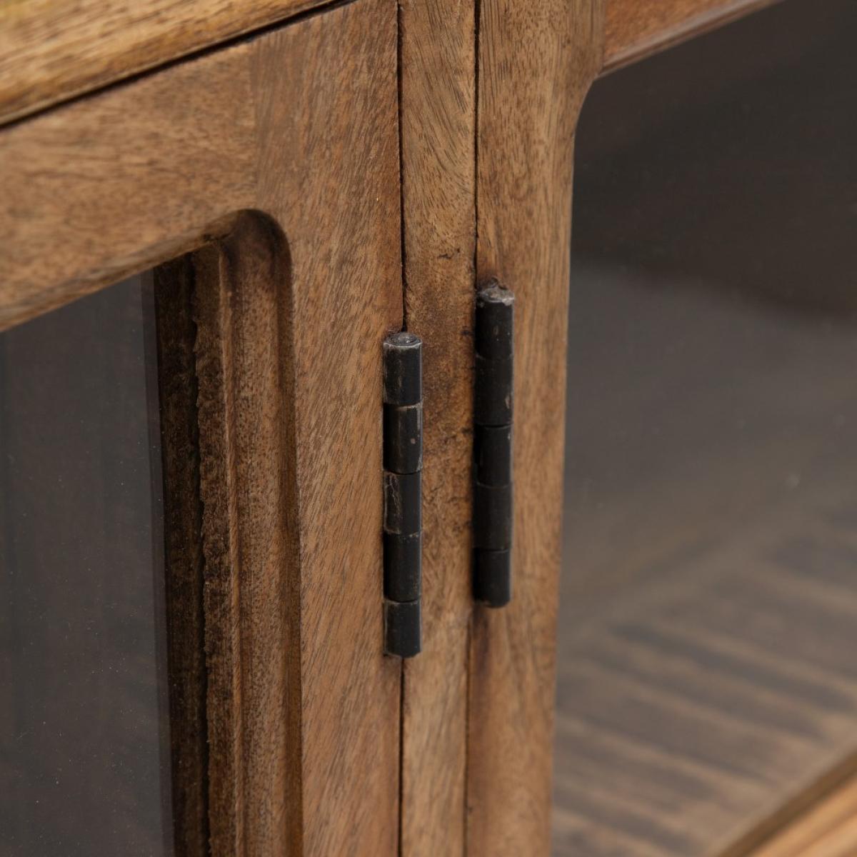 Aparador natural madera de mango salón 160 x 35 x 71 cm