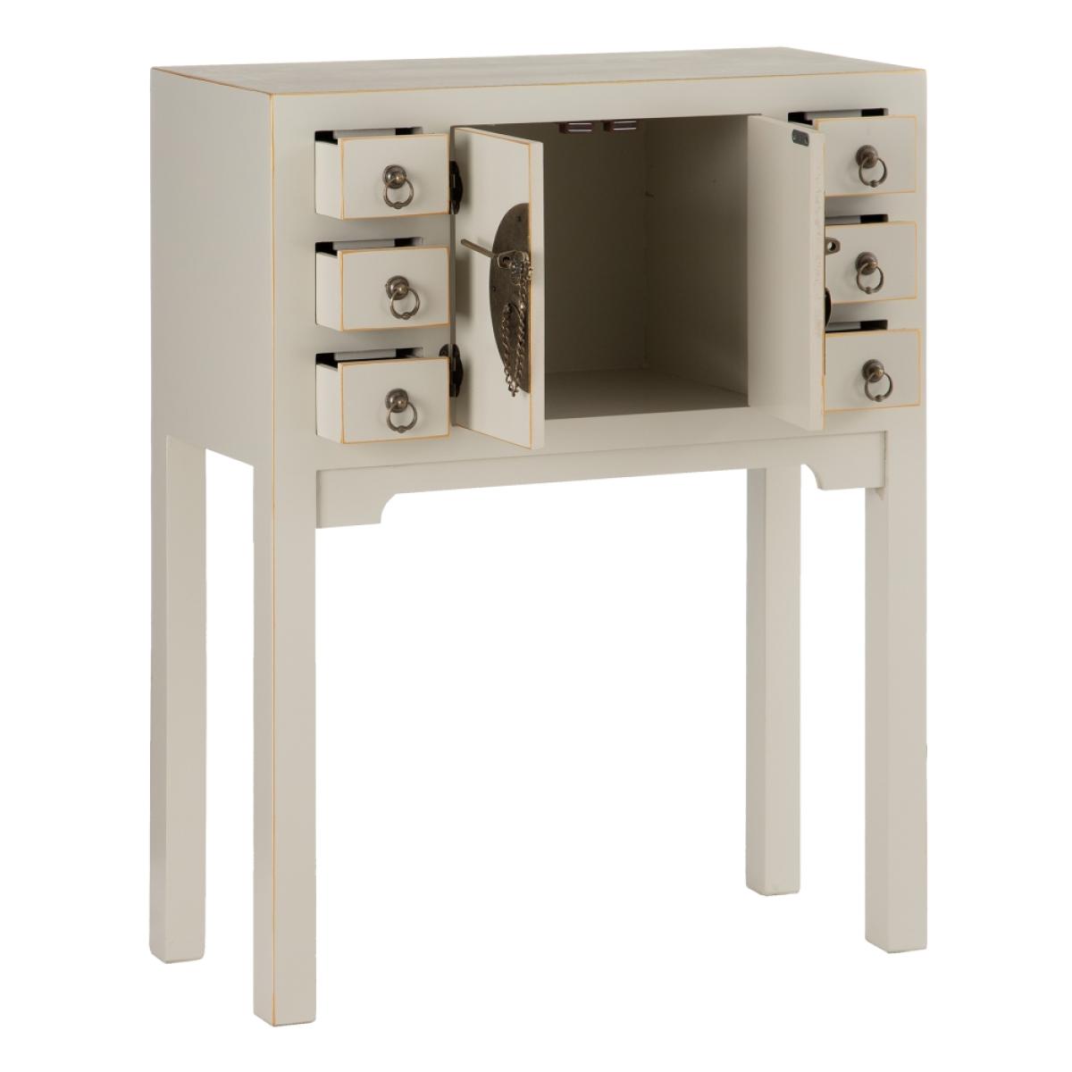 Consola taupe dm oriente entrada 63 x 26 x 80 cm